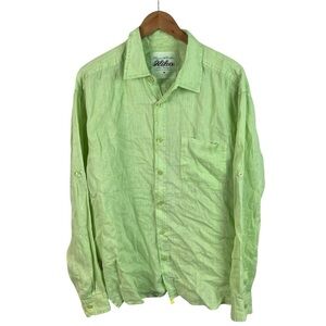 BF1108 Men’s HIHO Brand 100% LINEN Beach Button Down Shirt XL